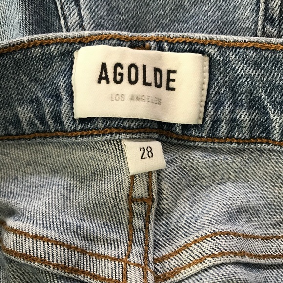 Agolde Nico high rise distressed size 28 - Picture 7 of 8